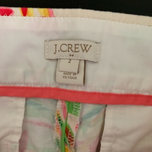 J. Crew Factory Chino Tropical Floral Shorts - Picture 4 of 5